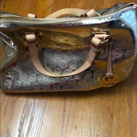Handbags - Michael Kors Gold Chrome Handbag